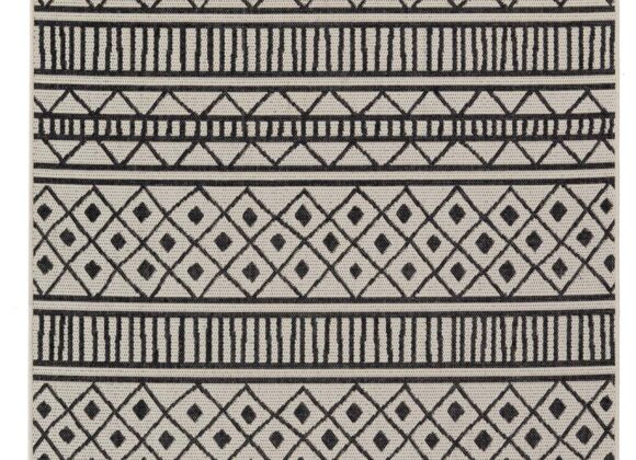 Ψάθα Flox Δ - BLACK 3603W Royal Carpet - 160 x 235 cm