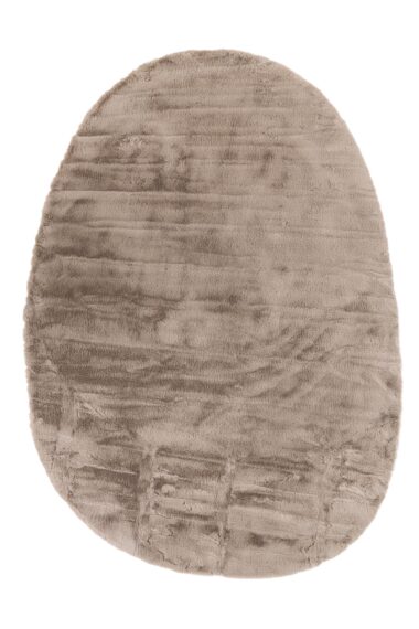 Γούνινο Χαλί Bunny OVAL TAUPE 2458 Royal Carpet - 170 x 240 cm