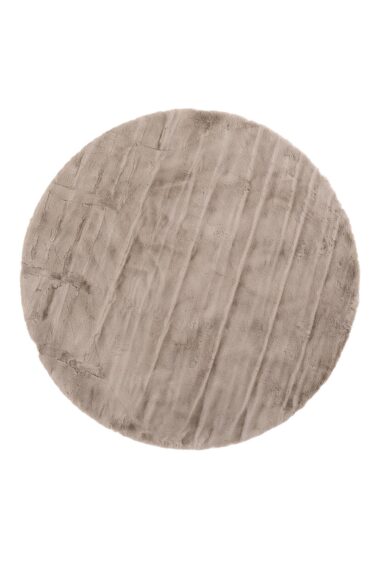Γούνινο Χαλί Round BUNNY TAUPE 2458 Royal Carpet - 200 x 200 cm