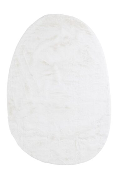 Γούνινο Χαλί Bunny OVAL WHITE Royal Carpet - 170 x 240 cm