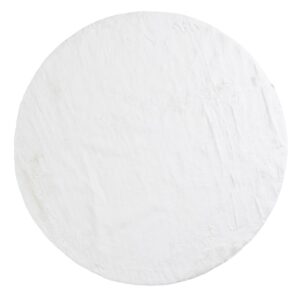 Γούνινο Χαλί Round BUNNY WHITE Royal Carpet - 200 x 200 cm