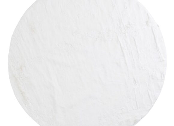 Γούνινο Χαλί Round BUNNY WHITE Royal Carpet - 200 x 200 cm